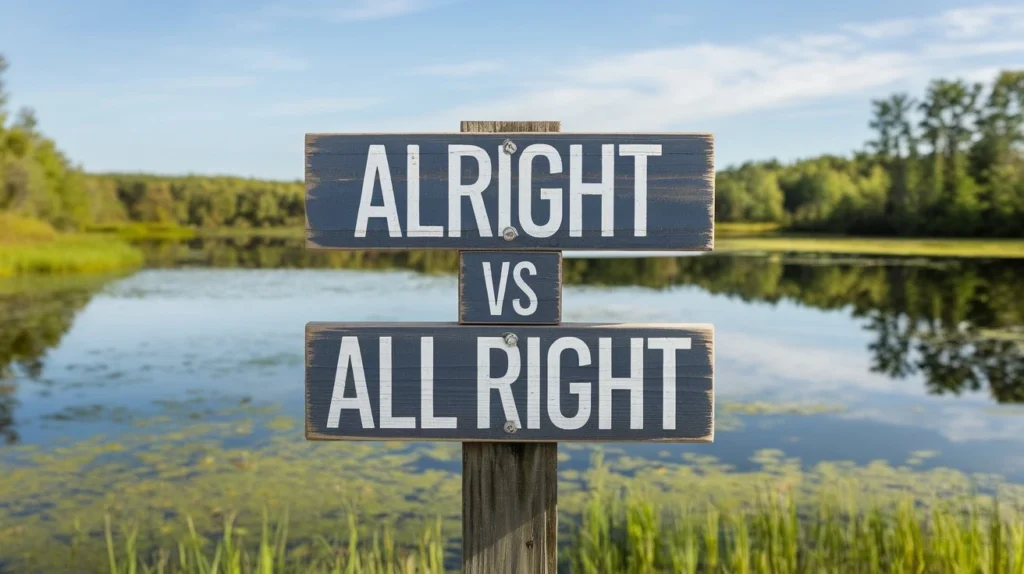 Alright vs all right