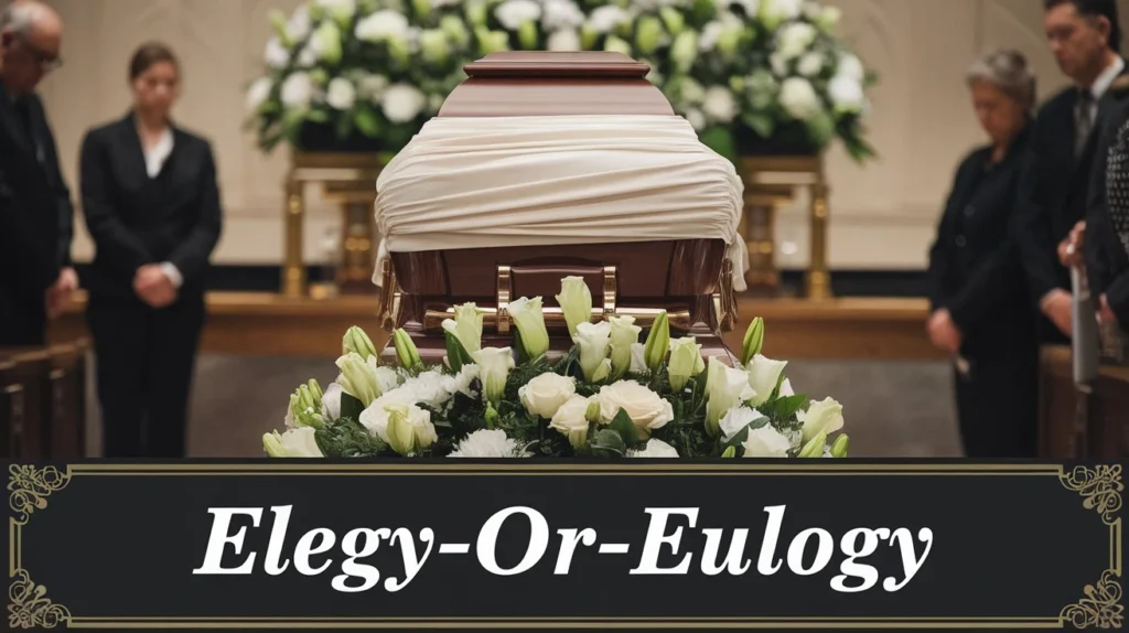 Elegy or eulogy