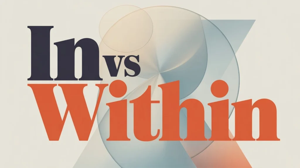 In vs within