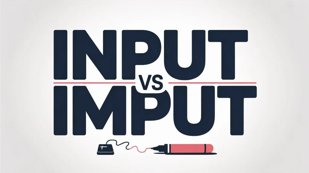 Input vs imput