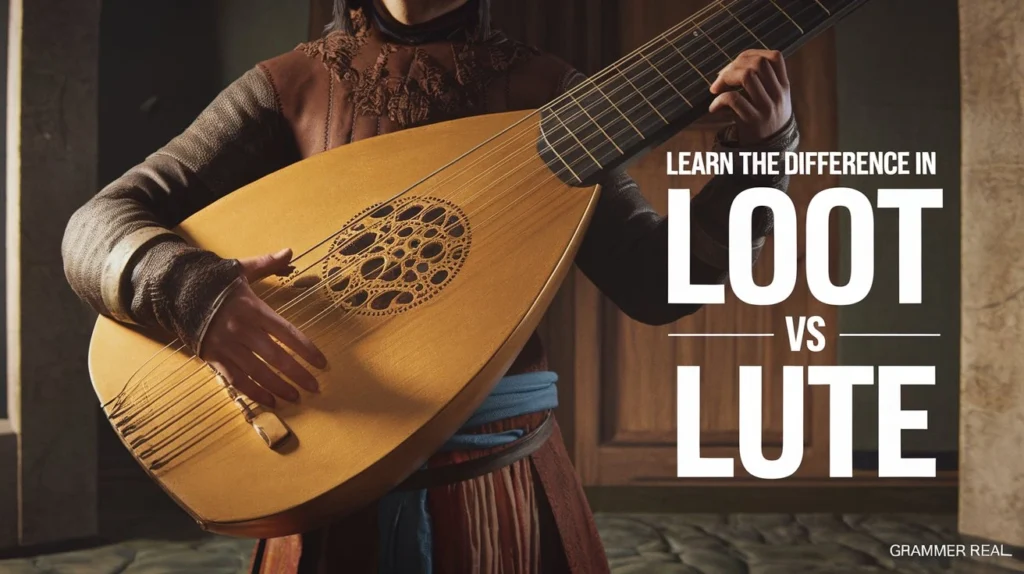 Learn the difference in Loot vs lute