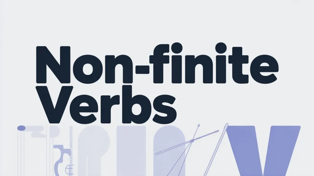Non-finite verbs