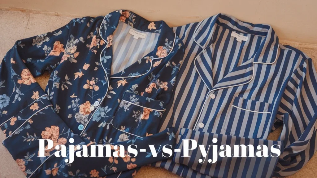 Pajamas vs pyjamas