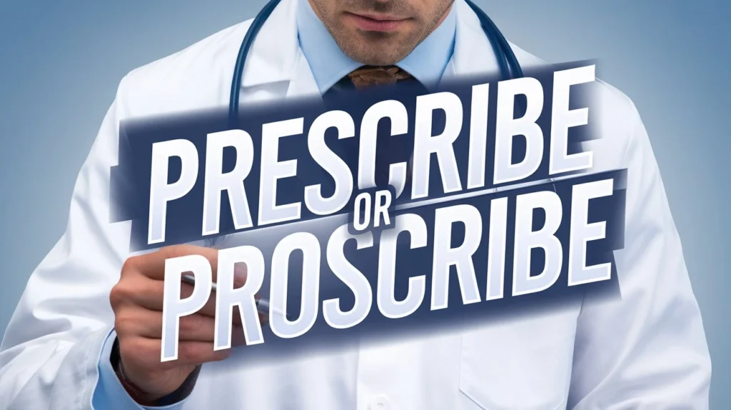 Prescribe or proscribe