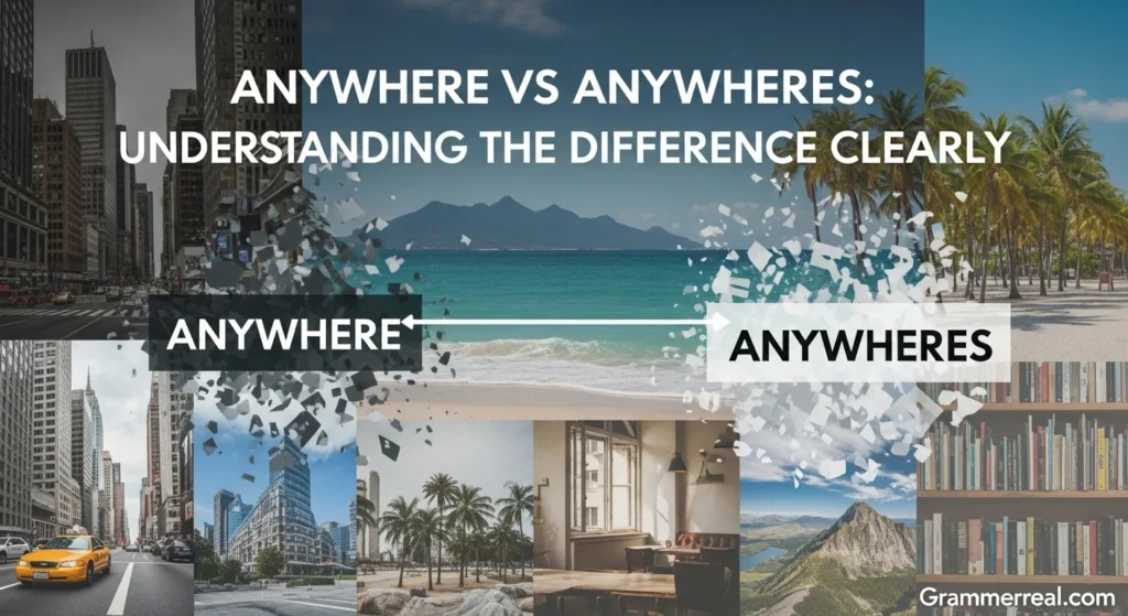 Anywhere vs Anywheres: Understanding the Difference Clearly