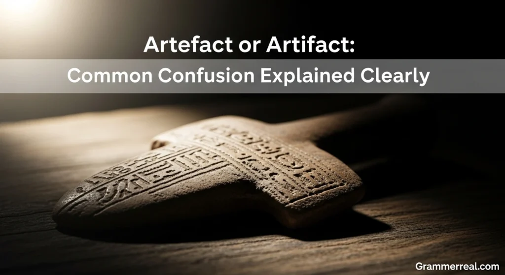 Artefact or Artifact: Common Confusion Explained Clearly