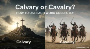 Calvary or Cavalry? How to Use Each Word Correctly