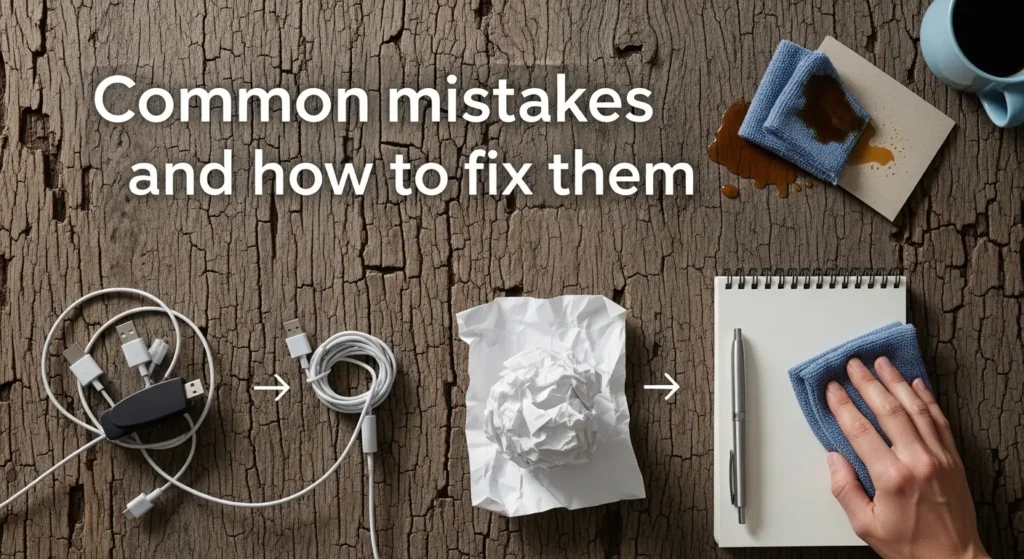 Common mistakes and how to fix them