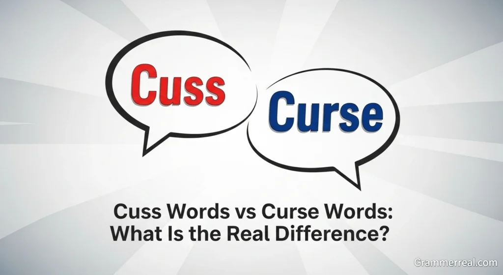 Cuss Words vs Curse Words: What Is the Real Difference?