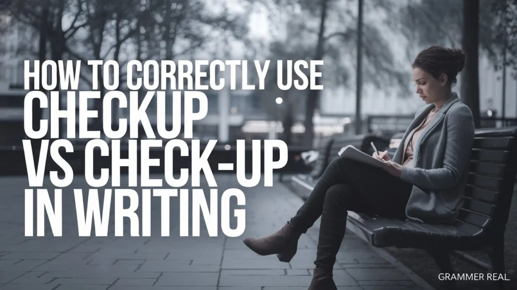 How to Correctly Use Checkup vs Check-Up in Writing