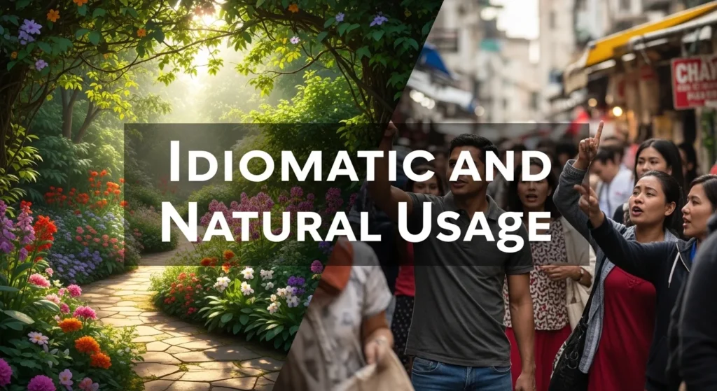 Idiomatic and Natural Usage