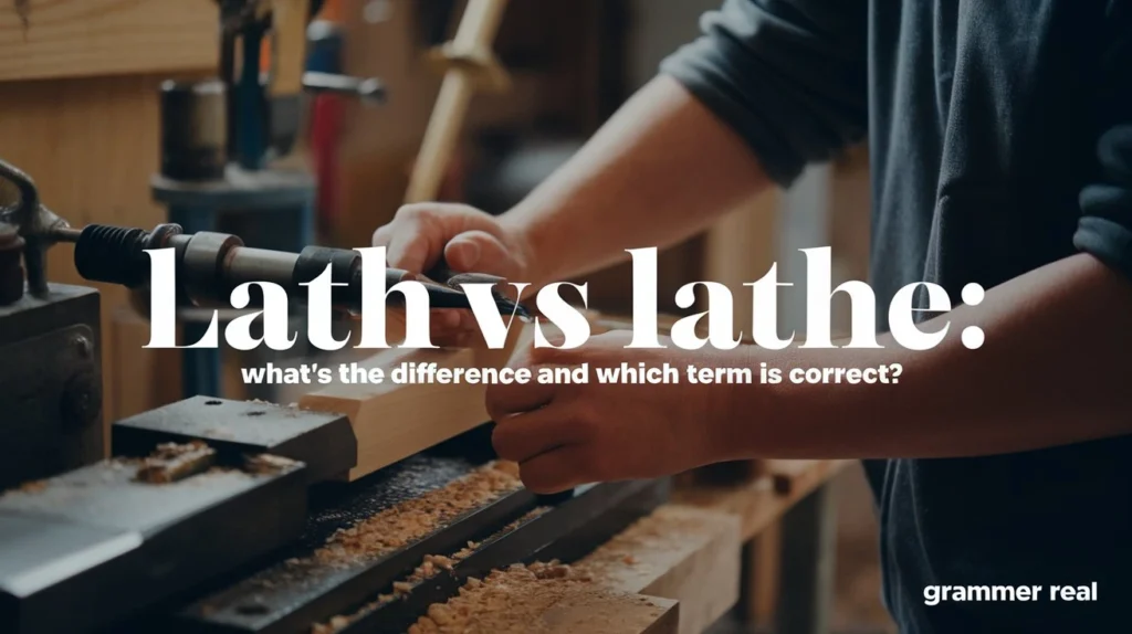 Lath vs Lathe: What’s the Difference and Which Term Is Correct?