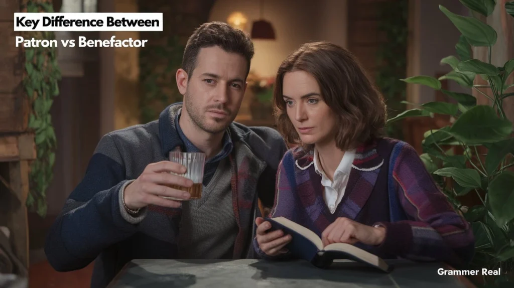 Key Difference Between Patron vs benefactor