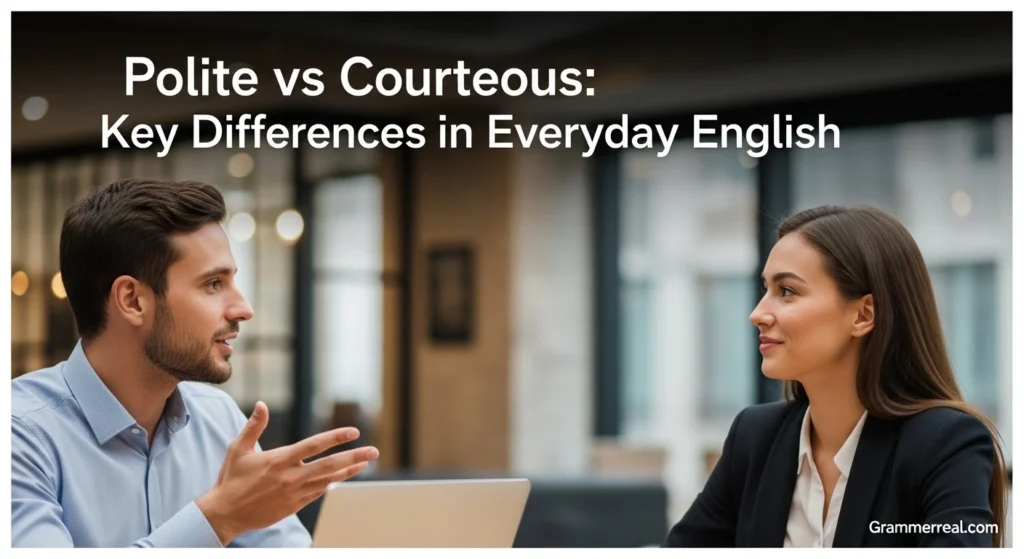 Polite vs Courteous: Key Differences in Everyday English
