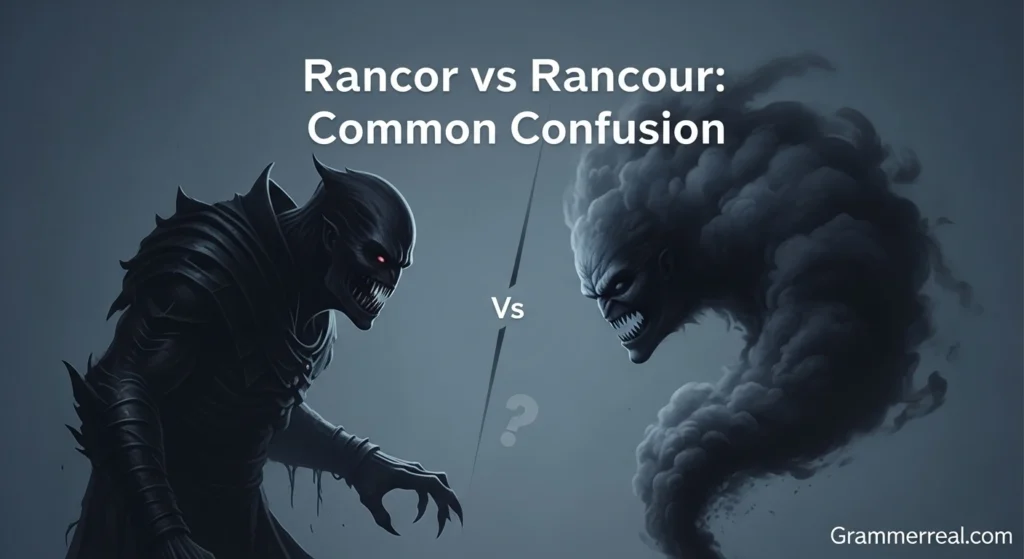 Rancor vs Rancour: Common Confusion