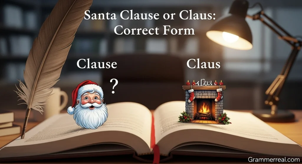 Santa Clause or Claus: Correct Form