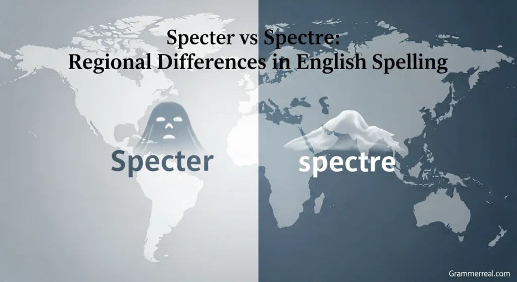 Specter vs Spectre: Regional Differences in English Spelling