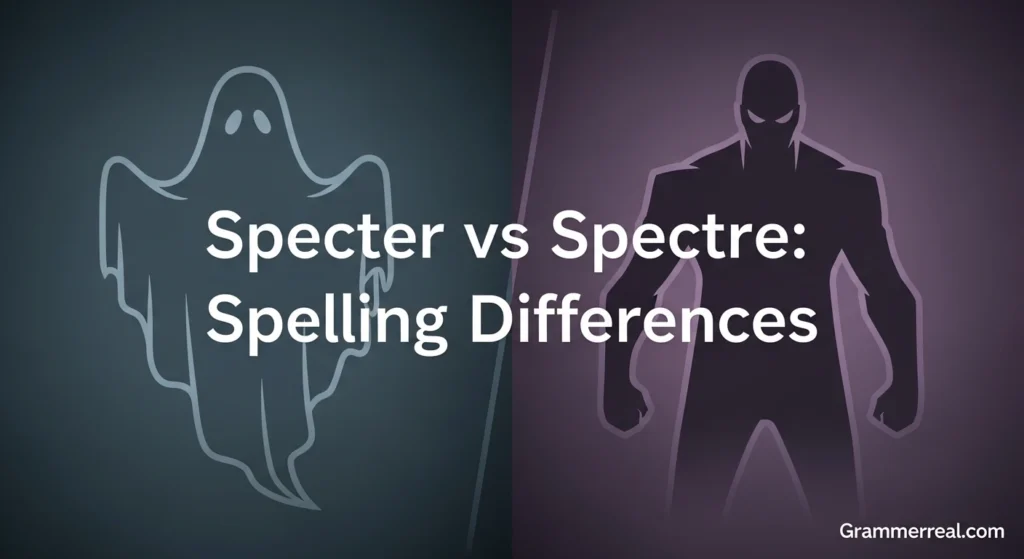 Specter vs Spectre: Spelling Differences