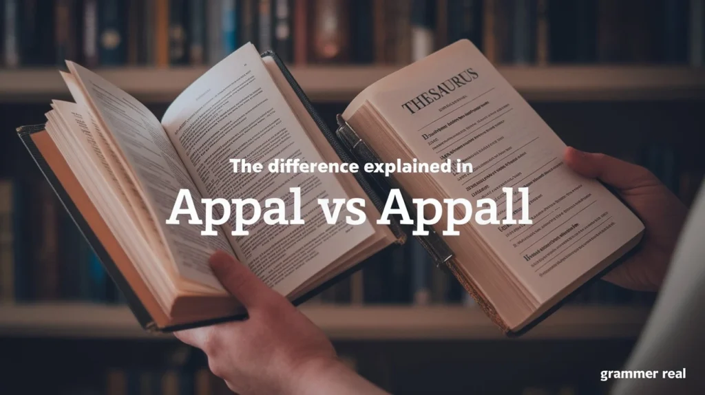 The difference explained in Appal vs appall