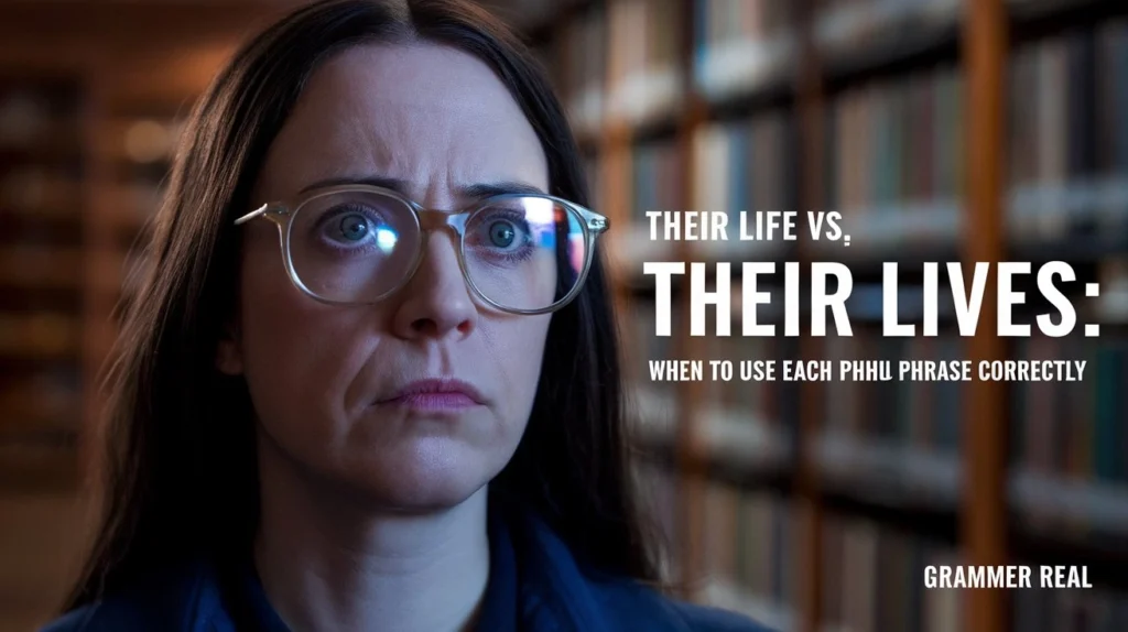 Their Life vs Their Lives: When to Use Each Phrase Correctly