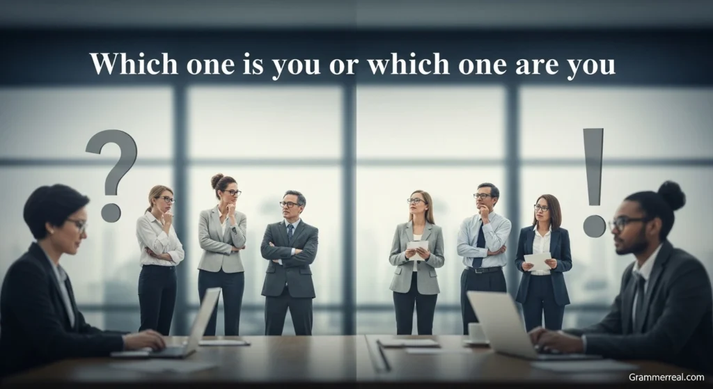Which one is you or which one are you
