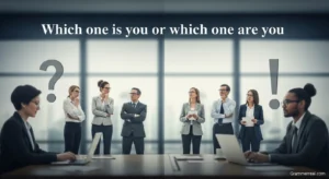 Which one is you or which one are you