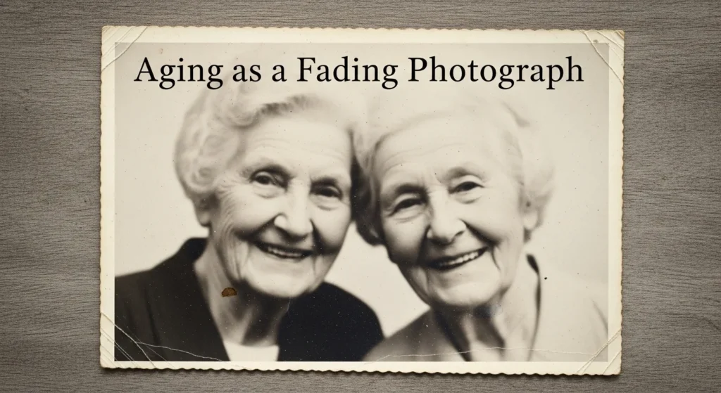 Aging as a Fading Photograph