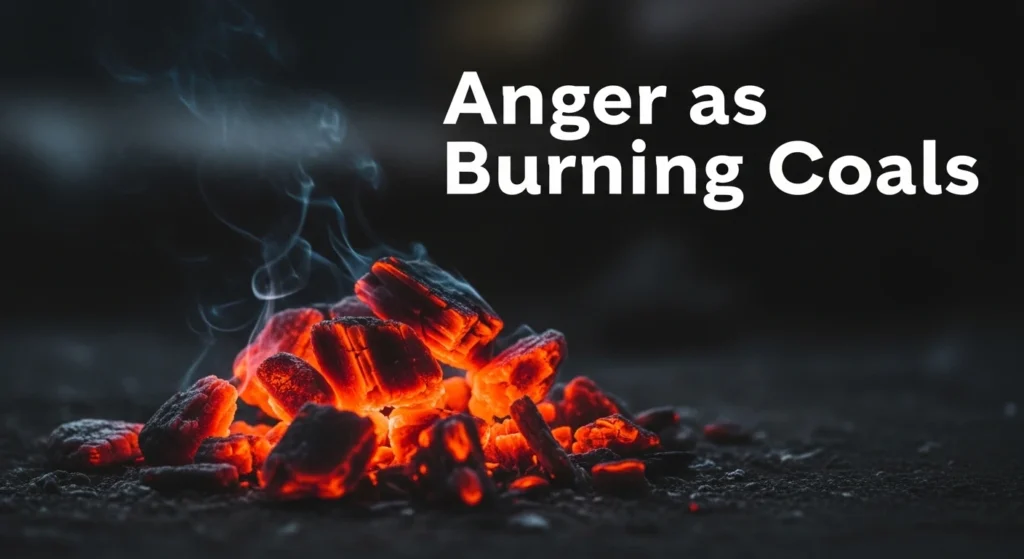 Anger as Burning Coals
