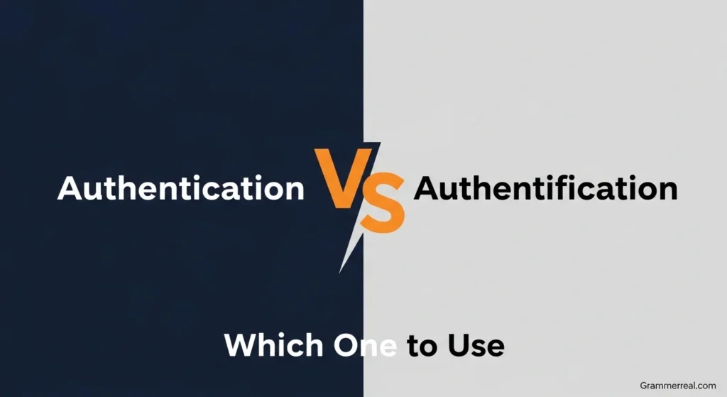 Authentication vs Authentification: Which One to Use