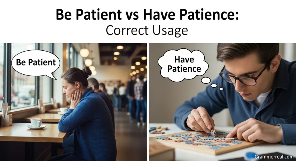 Be Patient vs Have Patience: Correct Usage