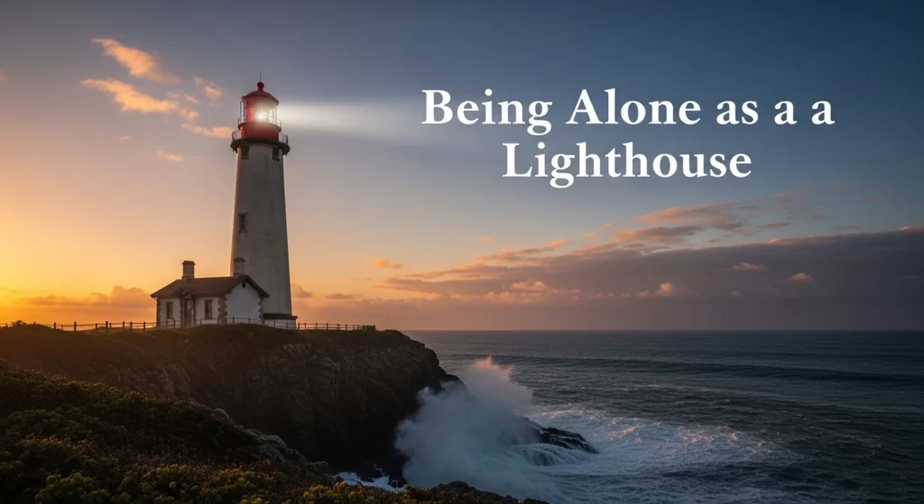 Being Alone as a Lighthouse