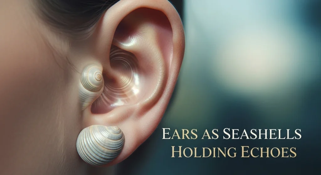 Ears as Seashells Holding Echoes