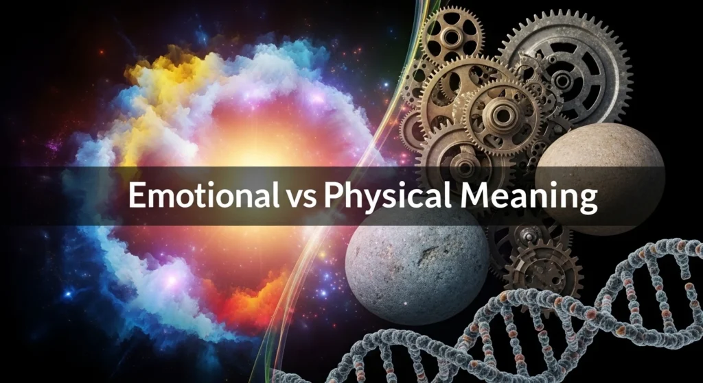 Emotional vs Physical Meaning