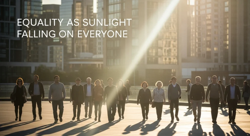 Equality as Sunlight Falling on Everyone