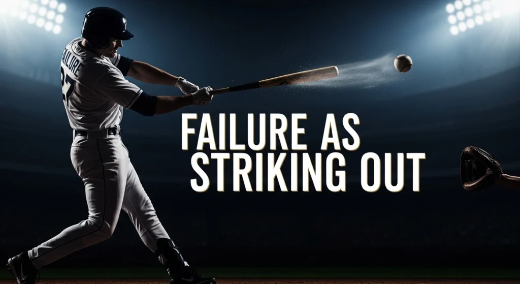 Failure as Striking Out