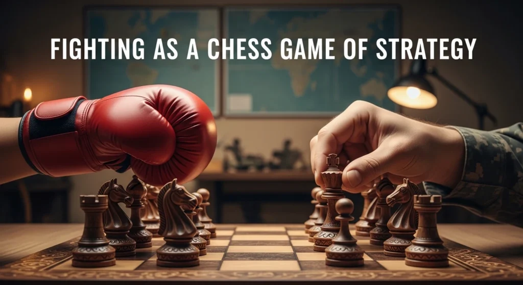 Fighting as a Chess Game of Strategy