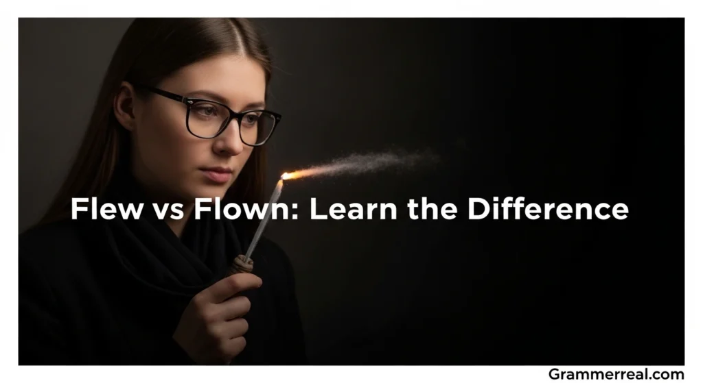 Flew vs Flown: Learn the Difference