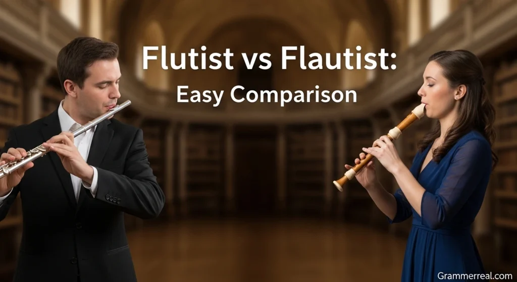 Flutist vs Flautist: Easy Comparison