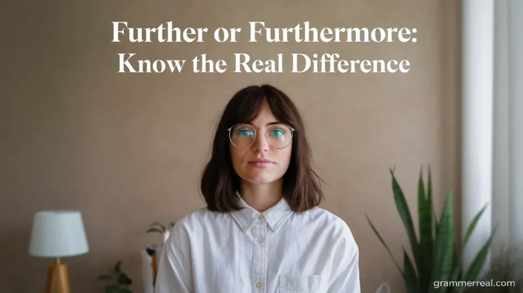 Further or Furthermore: Know the Real Difference