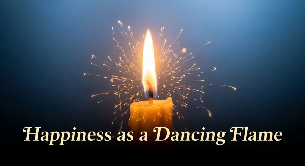 Happiness as a Dancing Flame