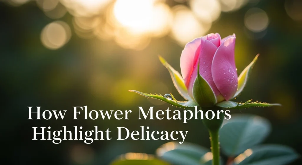 How Flower Metaphors Highlight Delicacy