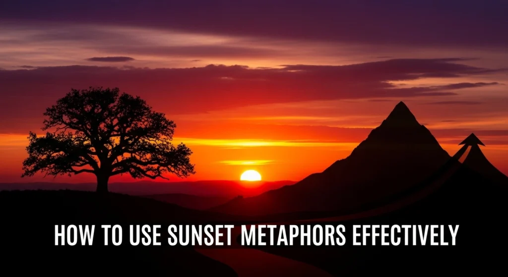 How to Use Sunset Metaphors Effectively