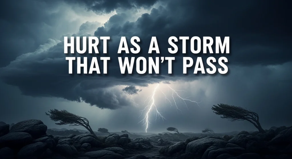 Hurt as a Storm That Won’t Pass