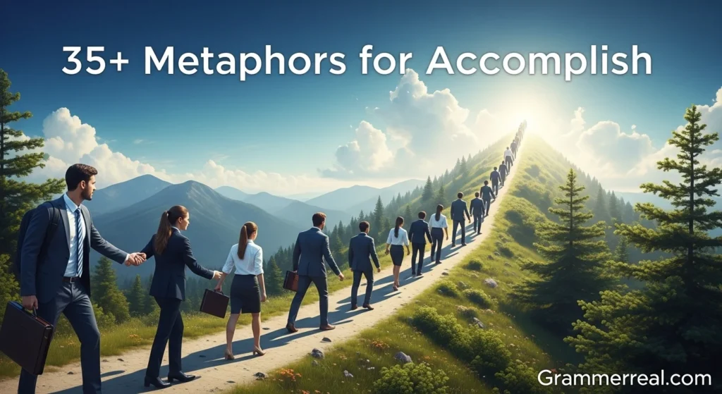 Metaphors for Accomplish