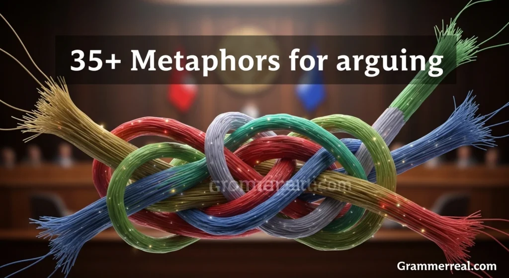 Metaphors for arguing