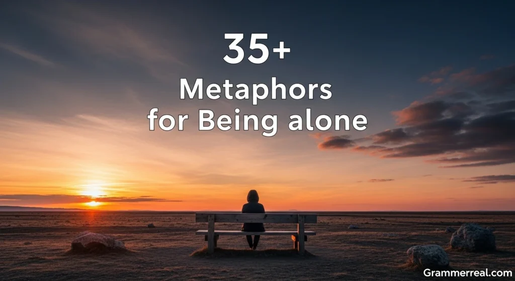 Metaphors for being alone