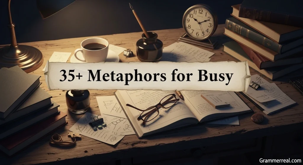 Metaphors for busy