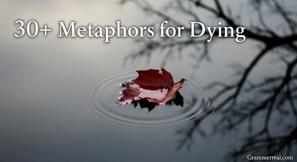 Metaphors for dying