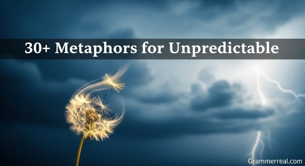 Metaphors for unpredictable