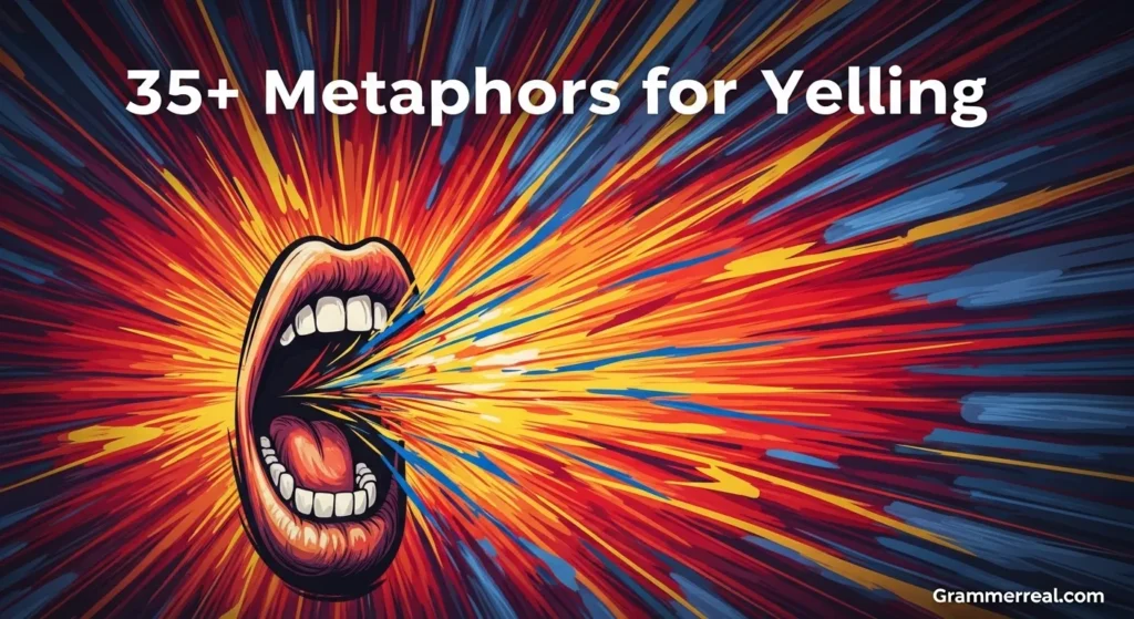 Metaphors for yelling